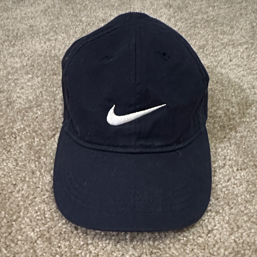 Nike Dark Cap with White Swoosh